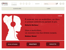 Tablet Screenshot of emonsaudiolibri.it